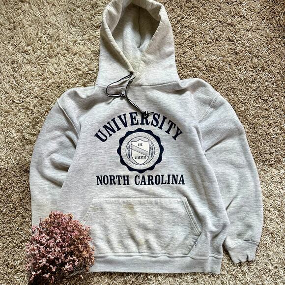 Vintage Vintage Russell Athletic Hoodie Made in USA North Carolina Men’s Size XL - Picture 1 of 9